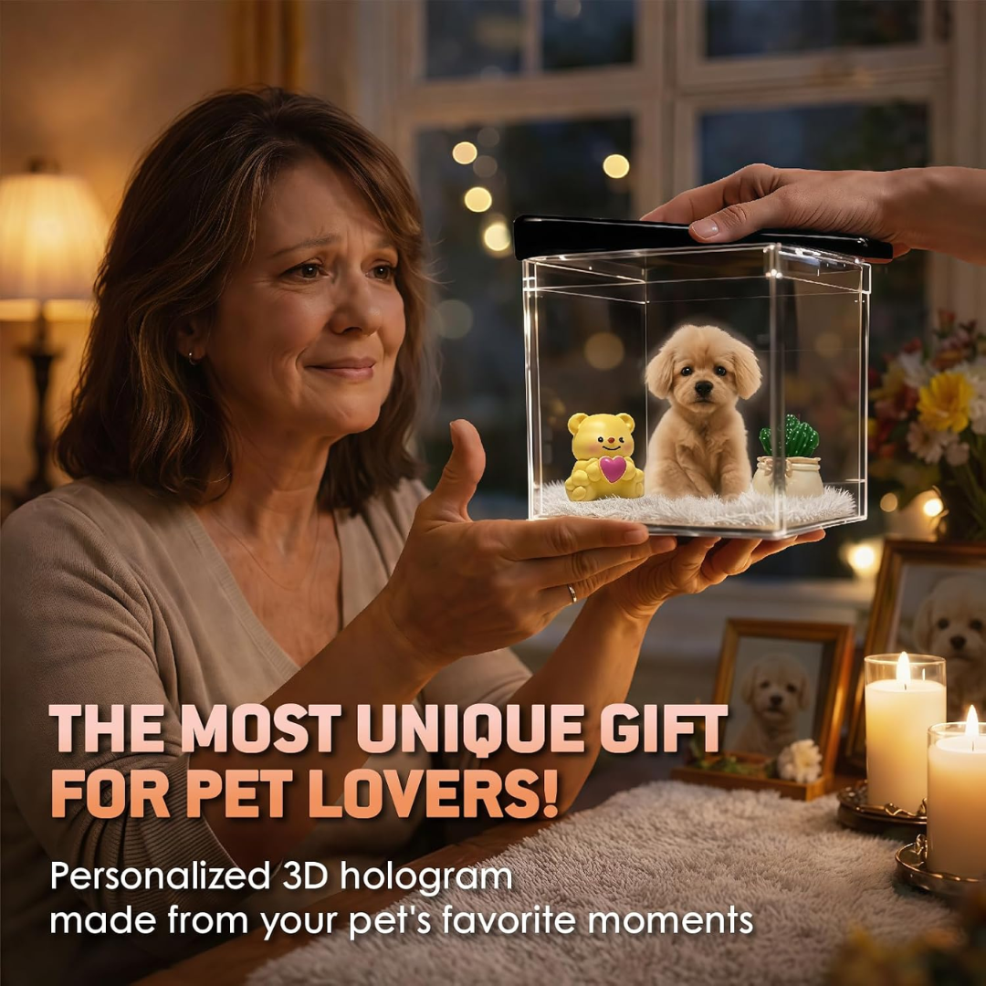 Personalisiertes Haustier Hologramm
