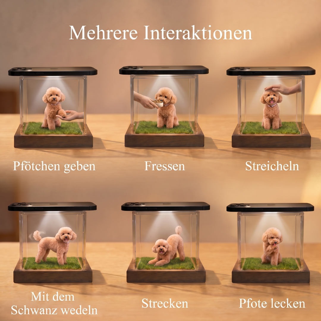 Personalisiertes Haustier Hologramm