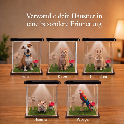 Personalisiertes Haustier Hologramm