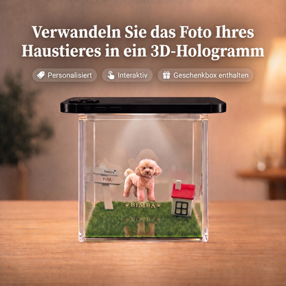 Personalisiertes Haustier Hologramm